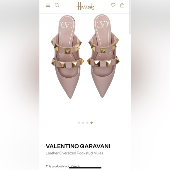 Valentino Leather Mules - Picture 5 of 5